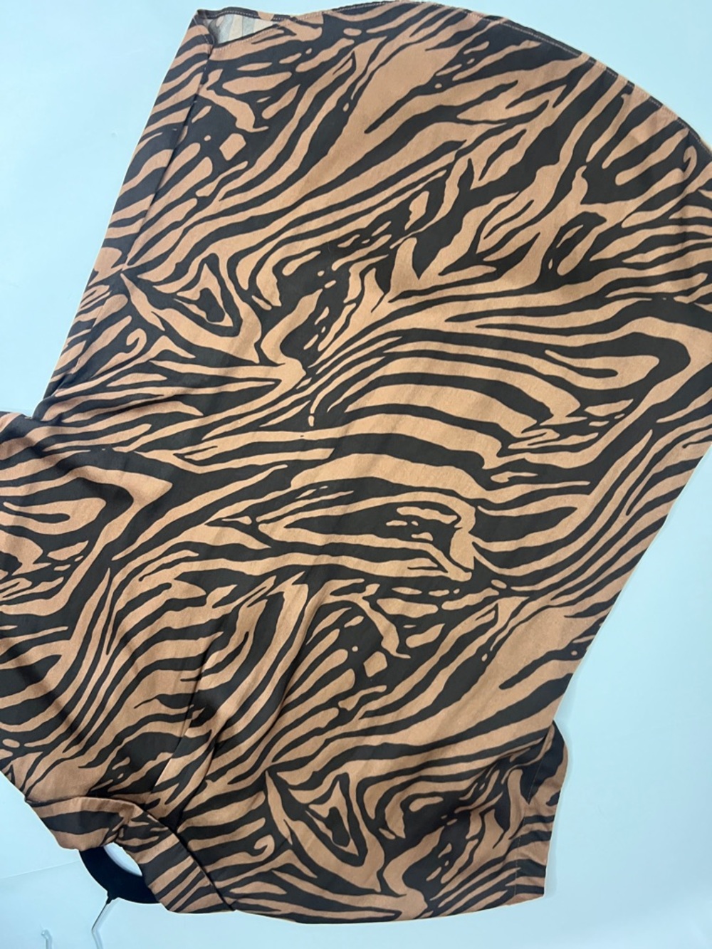 Women’s Joie Zebra-Print Short-Sleeve Blouse XS - Picture 5 of 8